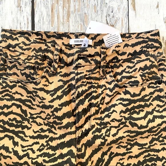 GOOD AMERICAN Zebra Print Jean - Size 8/29 - Picture 2 of 13